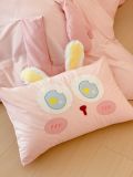  Bộ Chăn Ga Cotton Linen Kids - GẤU CHÂN DÀI 