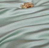  Bộ Chăn Ga Tencel 80S Freemonde Phối Xanh - Rêu 