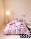  Bộ Chăn Ga Cotton Linen Kids - Kitty 3 
