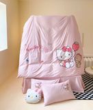  Bộ Chăn Ga Cotton Linen Kids - Kitty 3 