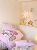  Bộ Chăn Ga Cotton Linen Kids - Kitty 3 