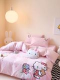  Bộ Chăn Ga Cotton Linen Kids - Kitty 2 