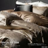  Set Chăn Ga Tencel Tơ Tằm COLOGNE - Vàng Đồng 