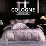  Set Chăn Ga Tencel Tơ Tằm COLOGNE - Tím 