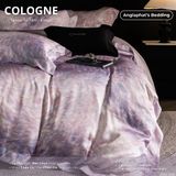  Set Chăn Ga Tencel Tơ Tằm COLOGNE - Tím 