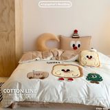  Bộ Chăn Ga Cotton Linen Kids / Cho Bé - Sweet 