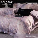  Set Chăn Ga Tencel Tơ Tằm COLOGNE - Tím 
