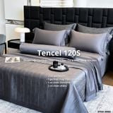  Set Chăn Ga Tencel 120s - 5 MÓN - GA TRẦN PHỦ - MÀU 1 