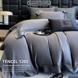  Set Chăn Ga Tencel 120s - 5 MÓN - GA TRẦN PHỦ - MÀU 1 