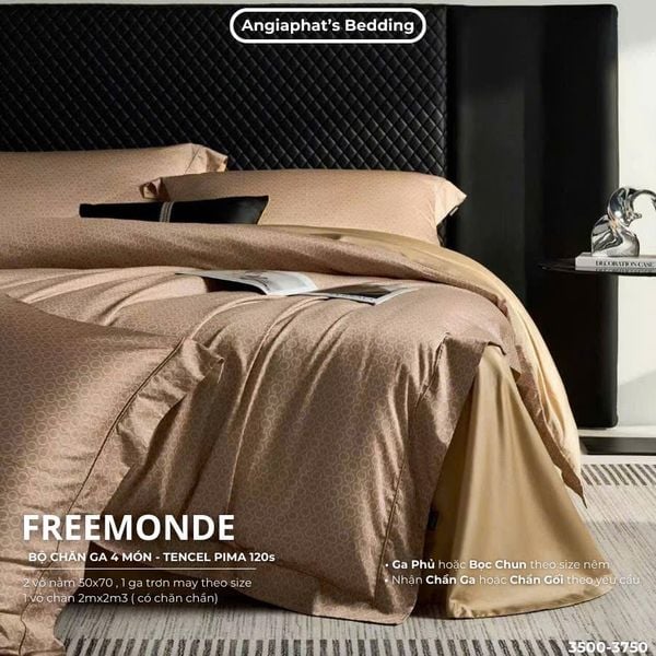  Set Chăn Ga Tencel 120s Freemonde Pima - Màu 2 