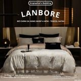  Set Chăn Ga Tencel 100s Dệt Hoa - Lanbore 