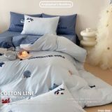  Bộ Chăn Ga Cotton Linen Kids / Cho Bé - Underwater 