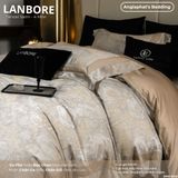  Set Chăn Ga Tencel 100s Dệt Hoa - Lanbore 