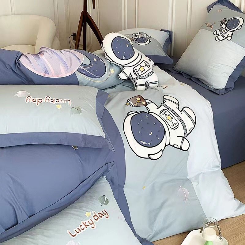  Bộ Chăn Ga Cotton Linen Kids - PHI HÀNH GIA 