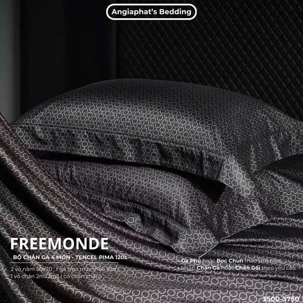  Set Chăn Ga Tencel 120s Freemonde Pima - Màu 3 