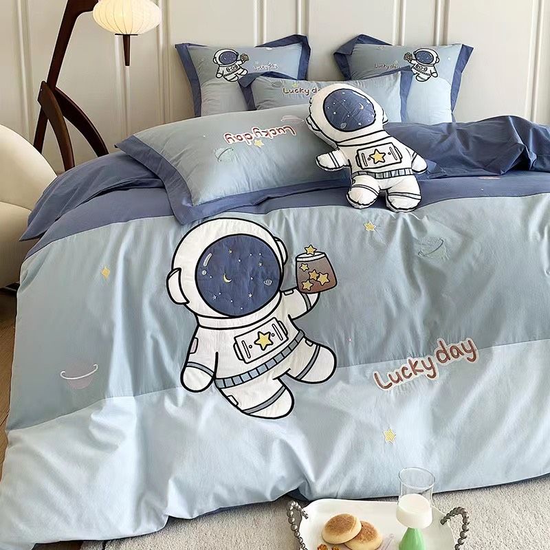  Bộ Chăn Ga Cotton Linen Kids - PHI HÀNH GIA 