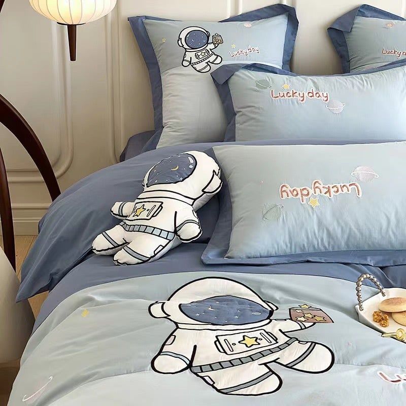  Bộ Chăn Ga Cotton Linen Kids - PHI HÀNH GIA 
