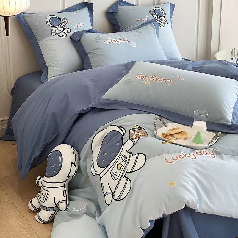  Bộ Chăn Ga Cotton Linen Kids - PHI HÀNH GIA 