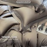  Set Chăn Ga Tencel 120s - 5 MÓN - GA TRẦN PHỦ - MÀU 4 