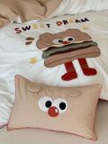  Bộ Chăn Ga Cotton Linen Kids - Bơ Gơ 