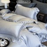  Set Chăn Ga Tencel 120s - 5 MÓN - GA TRẦN PHỦ - MÀU 5 