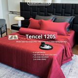 Set Chăn Ga Tencel 120s - 5 MÓN - GA TRẦN PHỦ - MÀU 6 