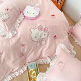  Bộ Chăn Ga Lụa 60s Kids - Hello Kitty - 3 