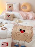  Bộ Chăn Ga Cotton Linen Kids - SANDWICH HỒNG 