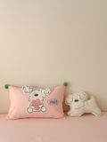  Bộ Chăn Ga Cotton Linen Kids - CHÓ XÙ HỒNG 