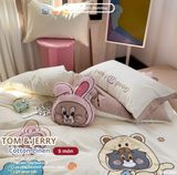  Bộ Chăn Ga Cotton Linen Kids / Cho Bé - Tom&Jerry 