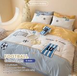  Bộ Chăn Ga Cotton Linen Kids / Cho Bé - Bóng Đá Messi 