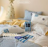  Bộ Chăn Ga Cotton Linen Kids / Cho Bé - Bóng Đá Messi 