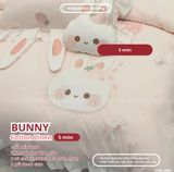  Bộ Chăn Ga Cotton Linen Kids / Cho Bé - Thỏ Xinh 