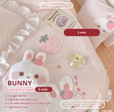  Bộ Chăn Ga Cotton Linen Kids / Cho Bé - Thỏ Xinh 