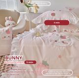  Bộ Chăn Ga Cotton Linen Kids / Cho Bé - Thỏ Xinh 