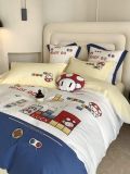  Bộ Chăn Ga Cotton Linen Kids - Mario Xanh Vàng 