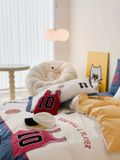  Bộ Chăn Ga Cotton Linen Kids - Bóng Rổ Số 10 