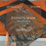  Set Chăn Ga Gấm Dệt Tơ Tằm mix Cotton Úc - PANSON MAZE - Màu 1 