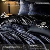  Set Chăn Ga Gấm Dệt Tơ Tằm mix Cotton Úc - PANSON MAZE - Màu 3 