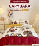  Bộ Chăn Ga Cotton Linen Kids - CAPY BARA 