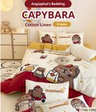  Bộ Chăn Ga Cotton Linen Kids - CAPY BARA 