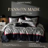  Set Chăn Ga Gấm Dệt Tơ Tằm mix Cotton Úc - PANSON MAZE - Màu 5 