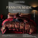  Set Chăn Ga Gấm Dệt Tơ Tằm mix Cotton Úc - PANSON MAZE - Màu 6 