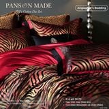  Set Chăn Ga Gấm Dệt Tơ Tằm mix Cotton Úc - PANSON MAZE - Màu 6 