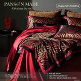  Set Chăn Ga Gấm Dệt Tơ Tằm mix Cotton Úc - PANSON MAZE - Màu 6 