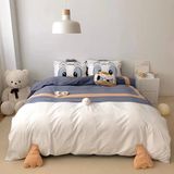  Bộ Chăn Ga Cotton Linen Kid 2023 -Màu 3 