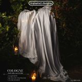  Set Chăn Ga GẤM TƠ TẰM - COLOGNE - MÀU GHI 