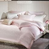  Set Chăn Ga GẤM TƠ TẰM - COLOGNE - MÀU HỒNG 