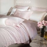  Set Chăn Ga GẤM TƠ TẰM - COLOGNE - MÀU HỒNG 