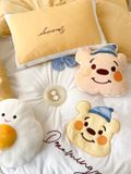  Bộ Vỏ Chăn Ga Gối Trẻ Em - Cotton Linen Kids - Gấu Vàng 